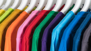 Colourful wardrobe