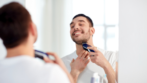 Shaving with trimmer