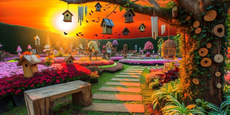 Inspiring decoration ideas for garden: "Blooming beauties" Homes and Gardens garden decoration inspiration ideas